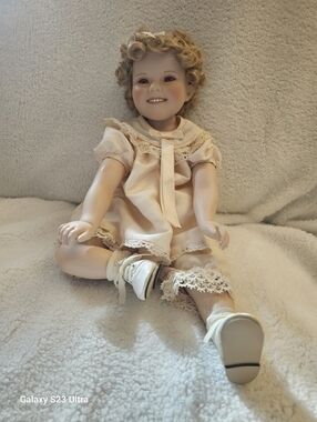 Collectible Doll with Lace Outfit